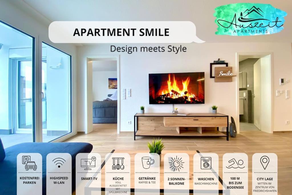 Auszeit Apartment Smile ฟรีดริชส์ฮาเฟน ภายนอก รูปภาพ